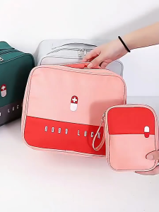 Portable First Aid Bag Medicine Bag First Aid Kit Travel Beg Ubat Travel Beg Ubat Travel Emergency Kit Medical Bag