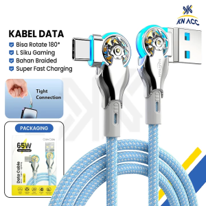[KN ACC] NANVAN NVN-KD62 KABEL CHARGER FAST CHARGING FOR MICRO USB / TYPE C / IPHONE L GAMING LED PREMIUM