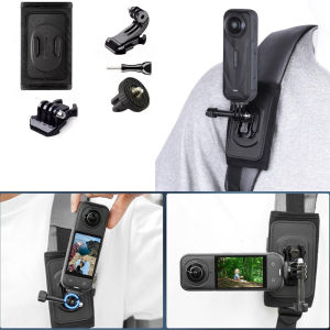 Shoulder Belt For Insta360 X5/4/3/2/Go 3S/Ace Backpack Mount Strap For GoPro Pro Bag For DJI OSMO 360 Action Camera Accessories