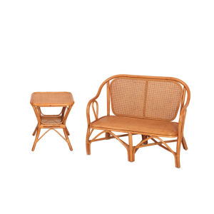 Hotel New Rattan Rattan Real Rattan Indonesian Sofa Combination Small Living Room Double Rattan Armchair Complete Balcony
