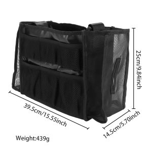 Multifunctional Large Capacity Cosmetic Brush Storage Bag Women Artist Waist Bags Hair Stylist Makeup Holder Black
