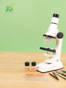 BEI JESS | Kids Educational Science Microscope Toy STEM Learning Kit for Student Children Science Experiment Tool 3Years Birthday Gift