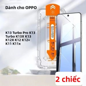2 Chiếc OPPO K13/K13S/K13X/K12/K12X/K11 Turbo Pro Kính Cường Lực Bảo Vệ Màn Hình Với Tự Động Định Vị Chống Bụi Di Động Phim