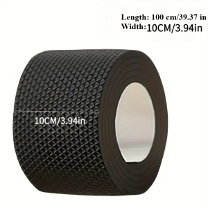 Shoe Sole Grips 1 Roll Anti-Slip & Wear-Resistant Pads for Heels & Sneakers. Noise-Free Textured Black Surface