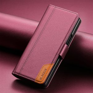 szhaiyu | Flip PU Leather Phone Case For Samsung Galaxy Z Fold 8 Ultra 7 6 5 4 Wallet with RFID Blocking Card Holder Hinge Protection