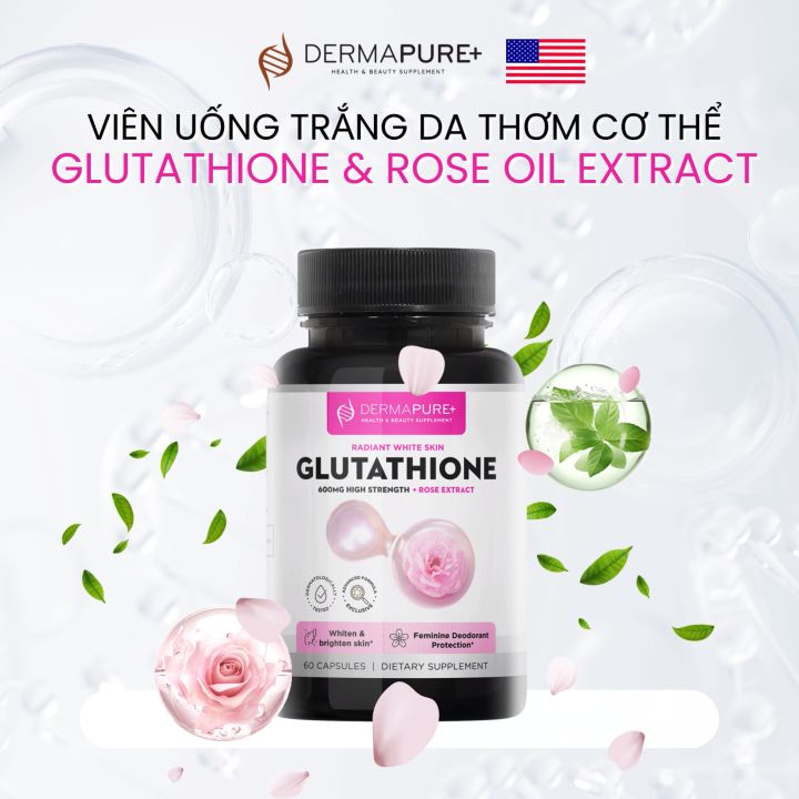 Vin ung trng da Glutathione 600 - Vin ung sng da m thm chnh hng M DERMAPURE | Lazada.vn Vin ung trng da Glutathione 600 - Vin ung sng da m thm chnh hng M DERMAPURE | Lazada.vn