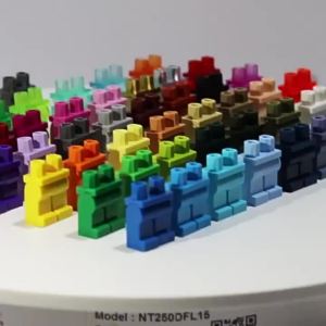 10PCS Minifigs Legs And Hips DIY Enlighten Block Bricks Compatible With Assembles Particles Toys For Childrens Christmas Gift