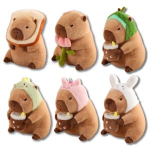 ชุดของเล่นตุ๊กตาคาปิบาร่าของเล่นตุ๊กตาหมอนอิงของขวัญวันหยุดสำหรับเด็ก