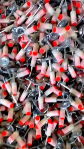 400PCS Manual Steel Nails Steel Nails Gun Rivet Tool Accessories Nail Ceiling Round Nail