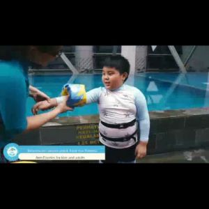 Pelampung Renang ANAK Shark Fin + Set Lengan KIDDIE SPLASH Original Busa Renang Anti Bocor