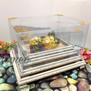 kotak seserahan frame fiber 1 set isi 4 box