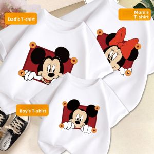 Family Matching T-Shirts Short Sleeve