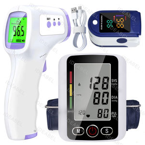 Digital Arm Blood Pressure Meter Cuff Medical Automatic Pressure Tonometer Tensiometer Heart Rate Pulse Meter BP Monitor Healthy