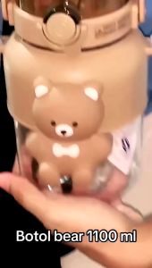 Botol Minum Anak Karakter Bear Botol Minum Beruang Viral 1100 ML