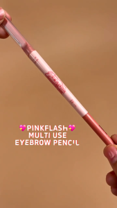 FEMME || PINKFLASH PFE17 PinkDefiner 3-in-1 multi-use eyebrow pencil Long-lasting Smooth stroke Pensil Alis Eye Brow