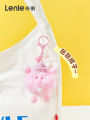 Lingli Spit Bubble Glasses Doll Fuzzy Ball Pendant Cute Stuffed Little Doll Doll Backpack Keychain Girl Pendant. 
