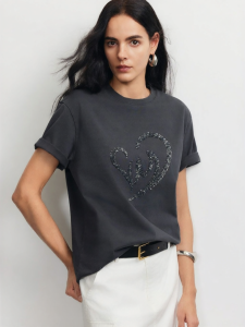 Vero Moda | Cotton Loose Sparkly Summer T-shirt