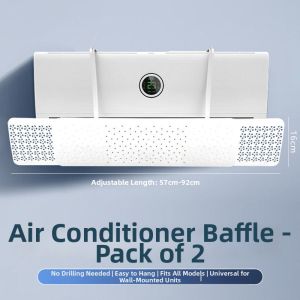 Direct Cold Air Blockage Deflector Panel