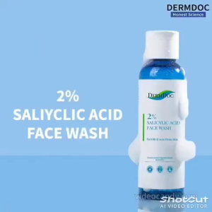 DermDoc 2% Salicylic Acid Face Wash For Clear & Acne Free Skin (120ml)