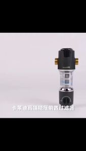 BABEDUO Water Pre Filter System Whole House Prefilter Reusable Spin Down Sediment Water Filter Central Purifier Siphon backwash Strainer 40micron 316 Stainless Steel Mesh  Backwash no disassembly and no replacement of filter element