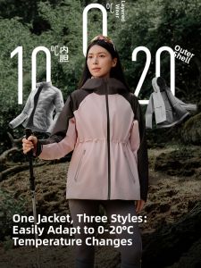 Multi-functional 3-in-1 Down Jacket Waist-tightened