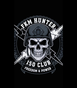 FKM Hunter 150 Accessories Front Crash Guard Left and Right– Heavy-Duty Steel Tube Powder-Coated
