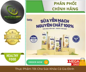 LỐC 3 HỘP - OATTA Drink Trà sữa yến mạch Matcha ít đường 180ml