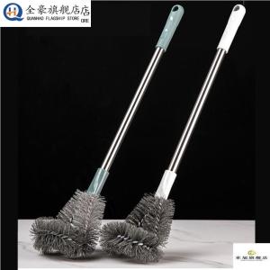 Long Handle Plastic Toilet Brush for Home Use No Dead Angle Cleaning Urinal Durable Bathroom Cleaning Tool Right Angle Design