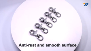 Rustproof 65mm Swivel Snap Hooks Clip Multi-Purpose For Belts Bags Pet Cages Keychains