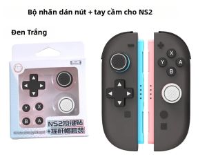 BSN | Bộ Nút Bấm Silicon Hình Chữ Thập Dễ Thương Cho Nintendo Switch 2 Bao Gồm Nút ABXY Miếng Dán Và Nắp Bảo Vệ Cần Điều Khiển
