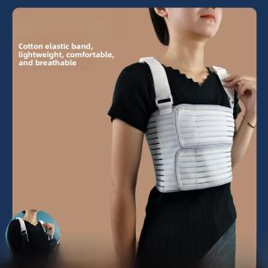 Full Elastic Breathable Chest Bone Fixation Belt Postoperative Restraining Bandage Cardiac Pressure Protective Gear Rib Fracture Wrap