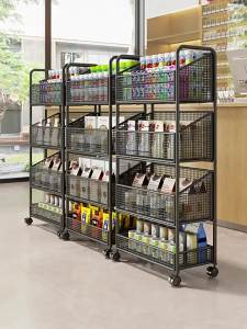 WUBUWEI | Mobile Cashier Counter Rack for Supermarket and Convenience Store Use