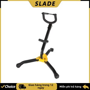 SLADE Alto Saxophone Chân Đế Màu Vàng Có Thể Gập Lại Chân Đế Tripod Di Động Kim Loại Giá Đỡ Sàn Cho Woodwind Phụ Kiện Nhạc Cụ