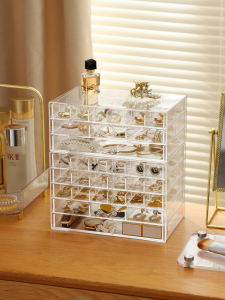 Multi-Layered Large Capacity Anti-Oxidation Transparent Jewelry Storage Box