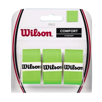 Wilson pro Overgrip Tennis Racquet Sweat Absorbent Tape Sticky Three Pack Thin Size Durable Material for Sports Fitness Fans