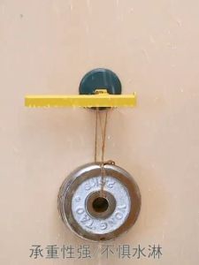 Manila Stock Stadia Home Towel Bar Toilet Tissue Roll Holder No Drill Multipurpose Wall Mounted Hook Hanger for Bathroom Organization