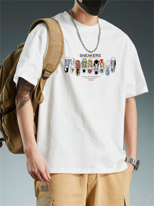 JIANMUJI | Trendy Cotton Men Youth Summer Short Sleeve T-Shirt