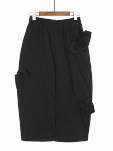 XITAO Pants Loose Three Dimensional Decoration Women Wide Leg Pants