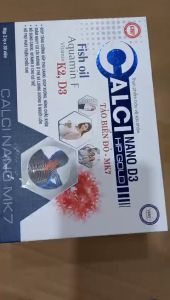 Viên uống Calci Nano D3 HP Gold - Giúp bổ sung calci  phòng ngừa loãng xương giúp xương chắc khỏe   tăng cường phát triển hệ xương ở trẻ em  chống còi xương  tăng chiều ca - hộp 2 lọ x 30 viên