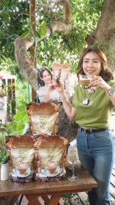 JAMSAI GREEN COFFEE BEAN 0% SUGER (30 SACHET) THAILAND JAMSAI COFFEE HELPS CONTROL HUNGER AND KEEP FULL FOR A LONG TIME