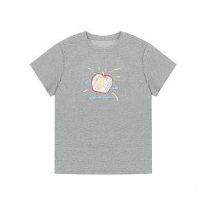 lemanism | Apple Graffiti Print T-Shirt