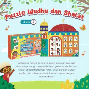 Mainan Edukasi Anak | Puzzle Shalat Pertamaku : Jam Shalat dan Gerakan Shalat | Yaumi Kids