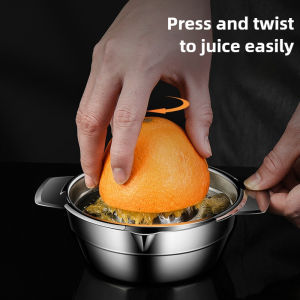 Stainless steel juicer household manual juicer lemon orange lemon squeezer press type juicer fruit juice homemade tool