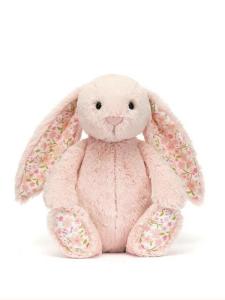 Floral Fabric Bunny Plush Toy
