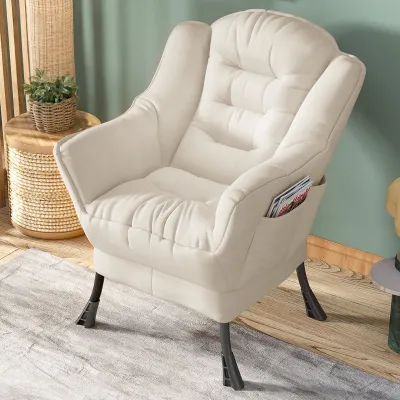 AIMO Lazy sofa single chair computer chair comfortable sitting balcony small sofa bedroom backrest lounge chair