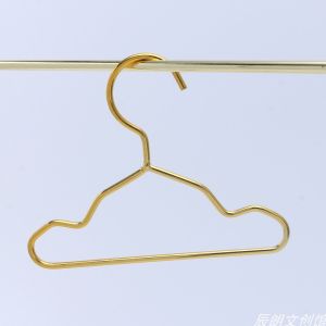 Coat Hanger for Pet Metal Dog Mini Gold & Small Clothes Hanger Cat Teddy Pet Store Special Non-Slip Clothing Hanger Storage