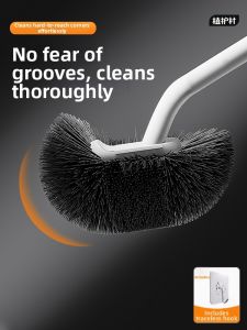 HIHUCUN | Soft Long Handle Bathroom Cleaning Brush