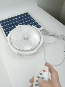 300W READYSTOCK LED Solar Ceiling Light Bedroom Corridor Living Room Aisle Balcony Light Home Waterproof Light Remote Control太阳能遥控吸顶灯