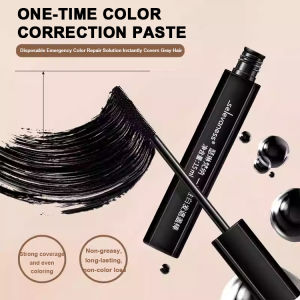 Natural Plants One-Time Hair Dye Stick Instantly Cover Gray Hair Concealer Brush Washable Gray Hair Color Pen 一次性染发笔