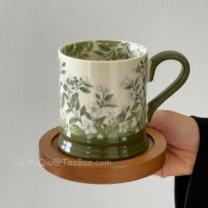 Cốc Cà Phê Sứ Hoa Cúc Lớn Phong Cách Cổ Điển Cốc Đựng Nước Quà Tặng Trang Trí Nhà Cửa Đồ Dùng Ăn Uống